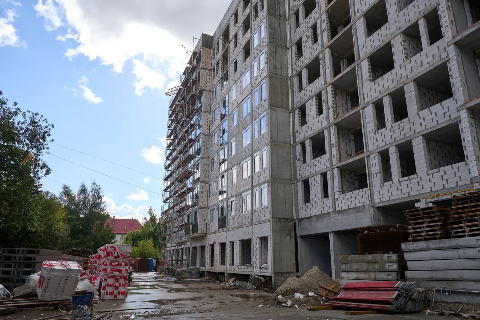 Гагарина 30: ход строительства, сентябрь 2026
